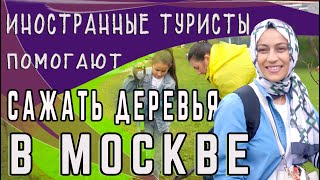 Посадка спонсорами аллеи в Москве