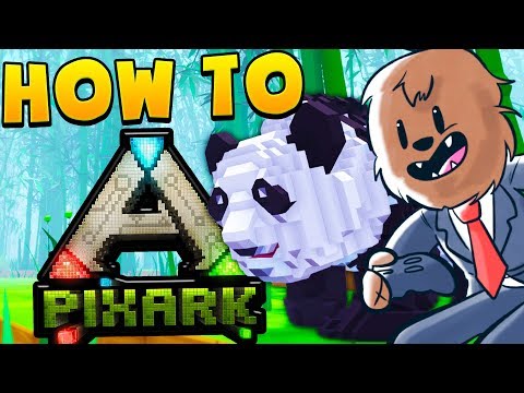 MINECRAFT MEETS ARK - HOW TO PIXARK SMP #1 | JeromeASF parody or satire