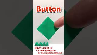 Origami Button [POP IT] #Shorts