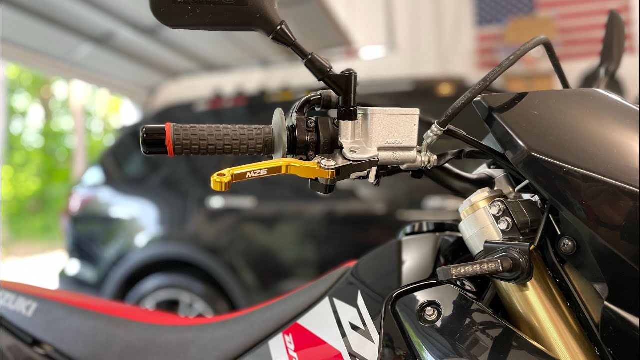 MZS Levers. DRZ400SM Install! - YouTube