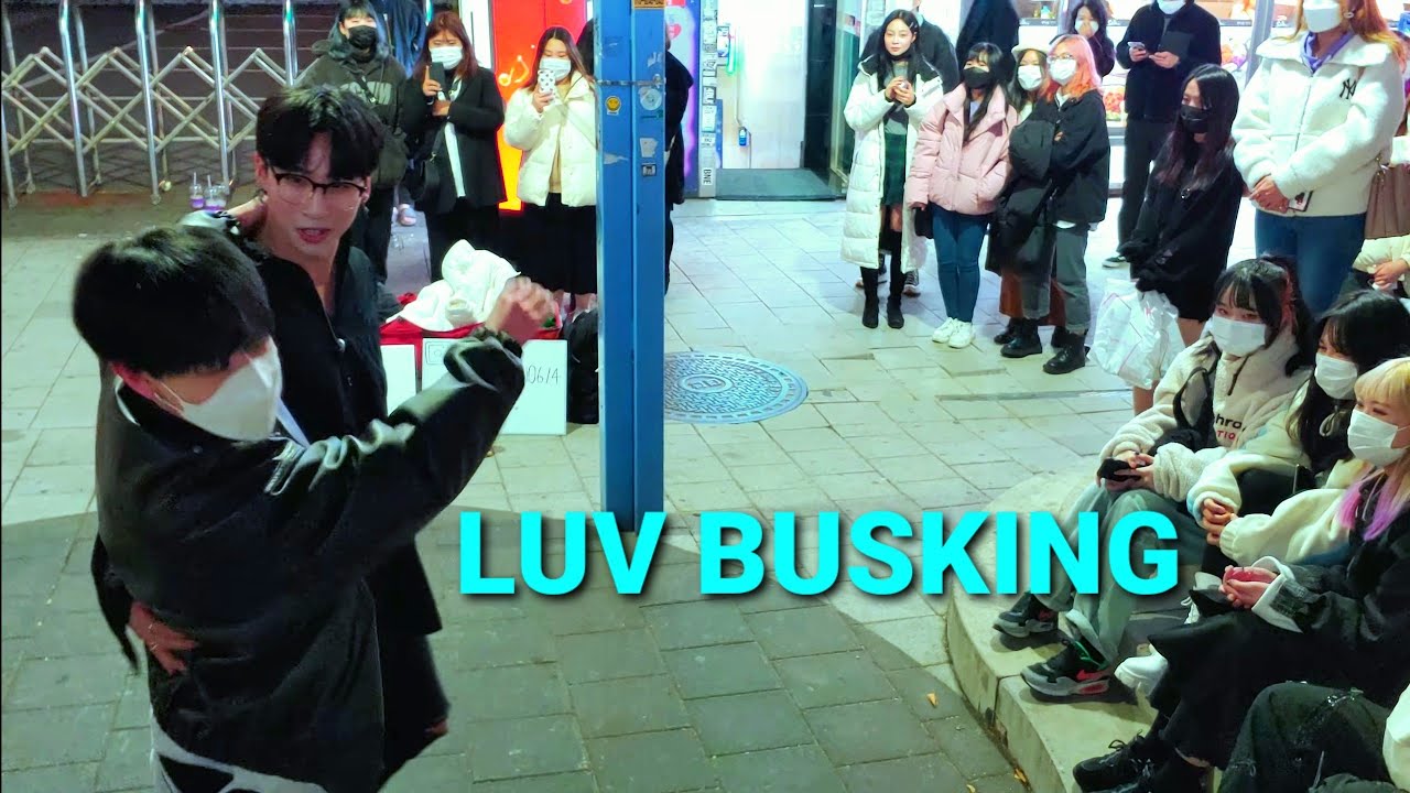 DOB, DOUBLEBONG & HWAN. HONGDAE STREET BUSKING. 20201104.