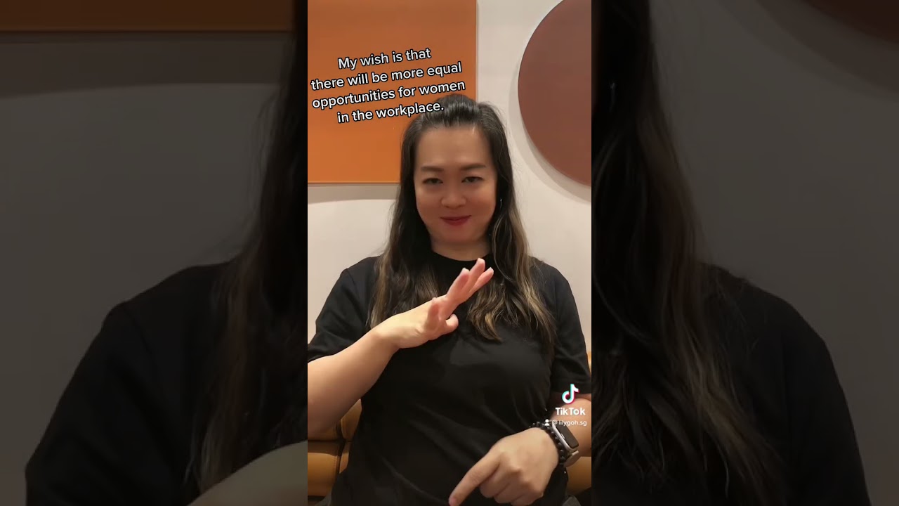 Learn how to sign INTERNATIONAL WOMAN'S DAY in Singapore Sign Language #SgSL 🇸🇬
