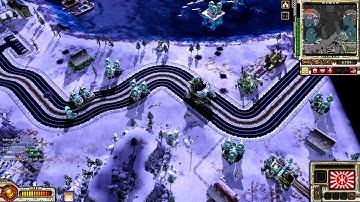 Epic War MOD - C&C Red Alert 3 - 3v3 vs brutal Ai - Online Multiplayer Gameplay 2018 HD