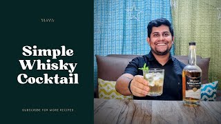 Simple Whisky Cocktail Recipe in Hindi || Budweiser Magnum Whisky