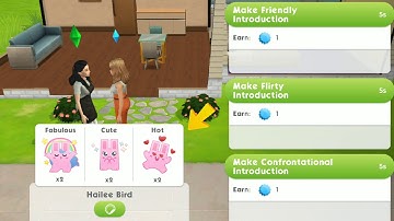 The Sims Mobile - give a sticker