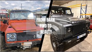 Land Rover Defender 90 Full Restoration - From Barn Find To Beautiful Part 1
