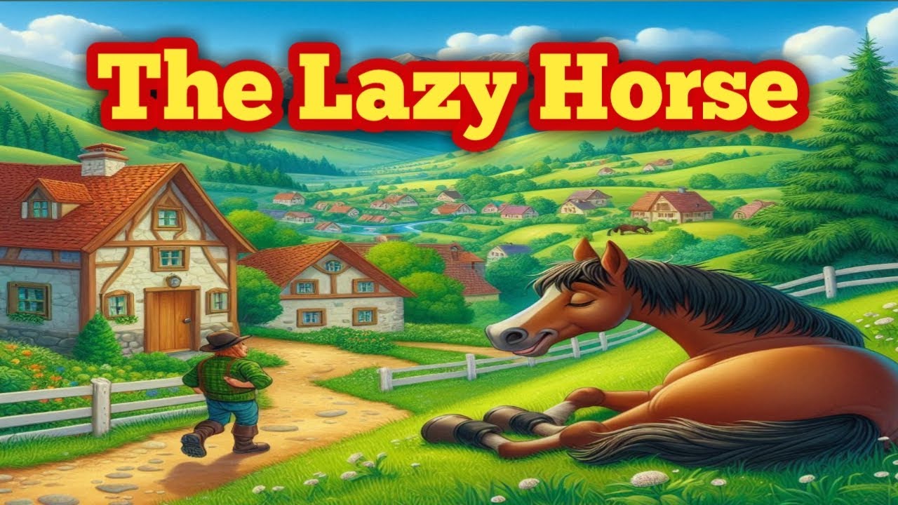 The Lazy Horse | Bedtime story for kids | English story | KIDS STORY IN ...