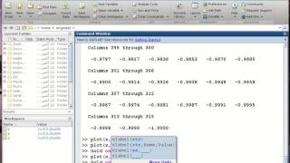 MATLAB Tutorial NO 12 plot 2D