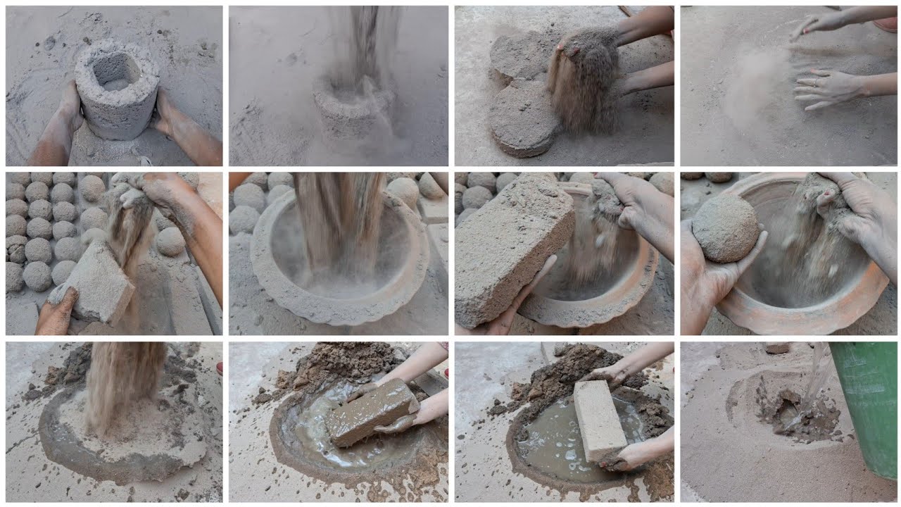 Combined Ocean Sand Fine sand Grey Cement Floor Crumbling Claypot Crumbling Pool Crumbling 