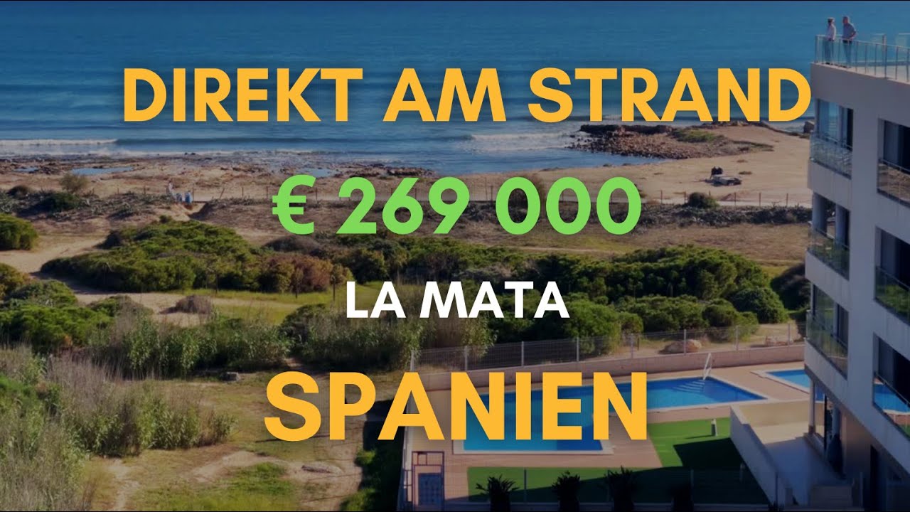 Appartement in erster Reihe: 2 Schlafzimmer, 2 Badezimmer nahe La Mata Strand, Torrevieja, Spanien