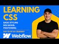 CSS Fundamentals - Basic Styling, Box Model, Positioning - Day 32 of my Webflow Developer Journey!