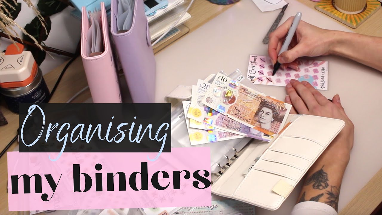 Organising my budget binders & my first video! | budgetwithdee