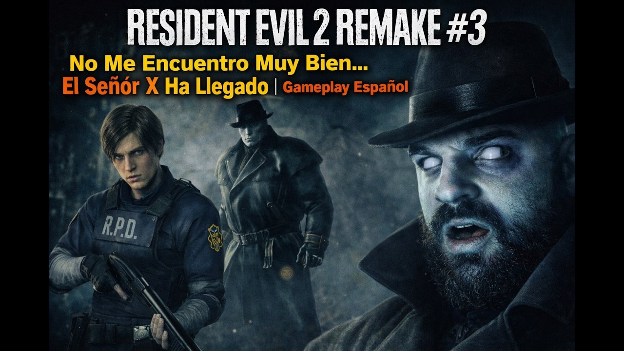 Resident Evil 2 Remake #3 🧟‍♂️ No Me Encuentro Muy Bien… El Señor X Ha Llegado | Gameplay Español