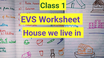 Class 1 EVS Half Yearly Exam question paper || |EVS Worksheet for Class 1||Class 1 EVS Worksheet​
