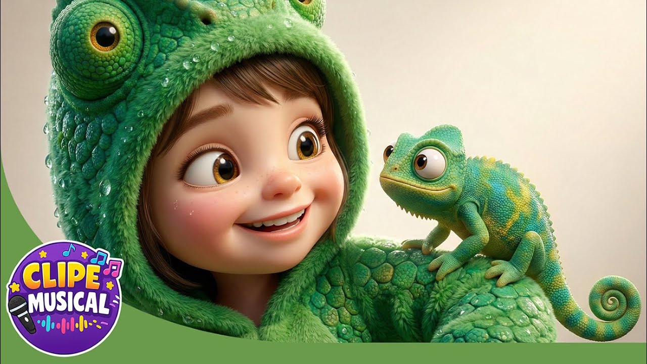 CAMALEÃO | Música Infantil | Clipe Musical