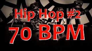 70 BPM - Hip Hop #2 - 4/4 Drum Beat - Drum Track