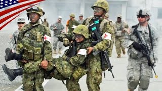 Japan-America Bilateral Combat MEDEVAC Training - 日米(陸上自衛隊･米陸軍)戦闘救護(負傷兵の後送)訓練