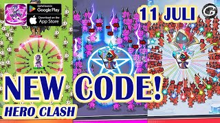 NEW CODE Hero Clash Giftcode & How to Redeem Code 11 Juli 2024 - Mobile Game (Android/IOS) screenshot 1