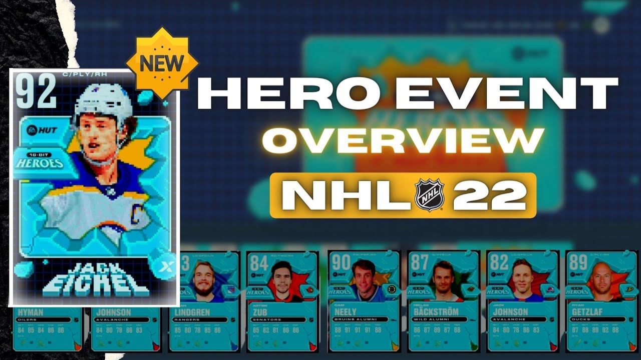 NEW NHL 22 HUT 16-BIT HEROES FULL EVENT DETAILS! (WEEK 2) - YouTube