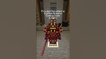 Minecraft Datapack/Resource Pack Armor Showcase | Solar Armor