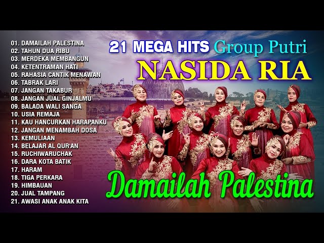 21 Mega Hit Group Putri Nasida Ria - Damailah Palestina class=