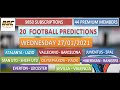 10 + ODDS / Football predictions today/ betting tips ...