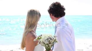 Stock Footage - Husband Kissing His New Wife On The Forehead | VideoHive