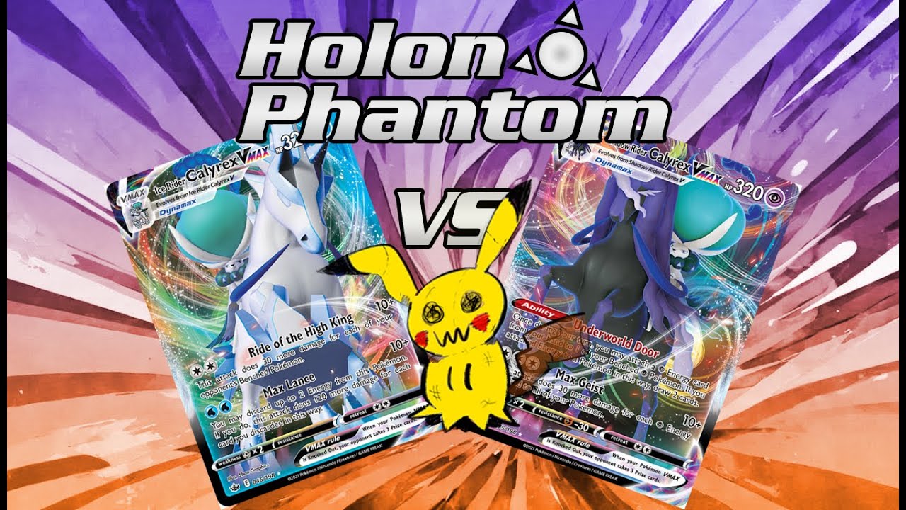 2021 Format Pokemon TCG Halloween Battle! Ice Rider Calyrex Vs Shadow ...