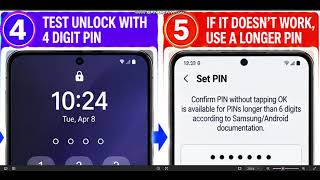 How to Unlock Samsung Galaxy S25 Ultra With a 4-Digit PIN Without Pressing OK screenshot 3