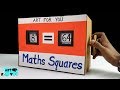 Diy maths squares machine  maths working model  easy maths project for exhibition  maths model