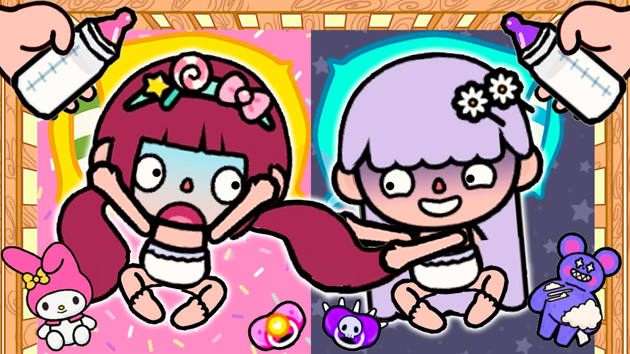 Nice Baby VS Naughty Baby | Toca Life Story | Toca Boca