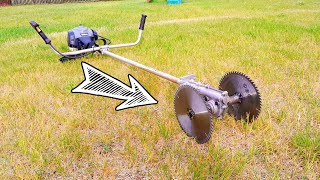 Amazing home inventions. Lawn saw. by Moto Serwis 8,575 views 11 months ago 4 minutes, 12 seconds