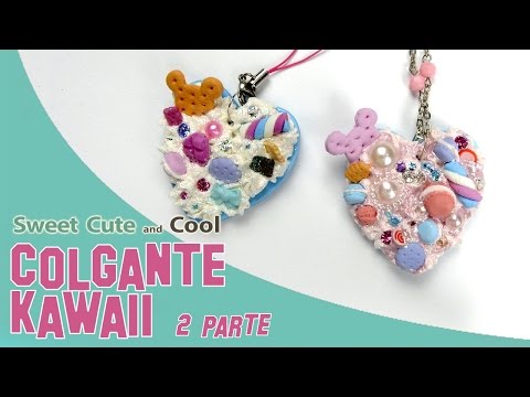 🤩Como hacer un colgante kawaii! Parte 2 Decoden🤩