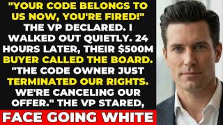 VP Stole My Code and Dismissed Me I Terminated Their 500M Transaction Overnight
