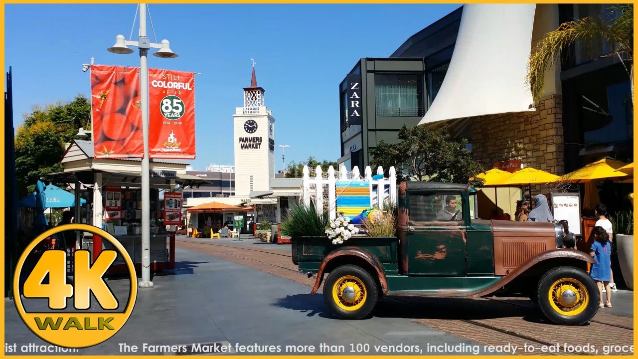 Walking Tour of The Original Farmers Market, Los Angeles [4K] - YouTube