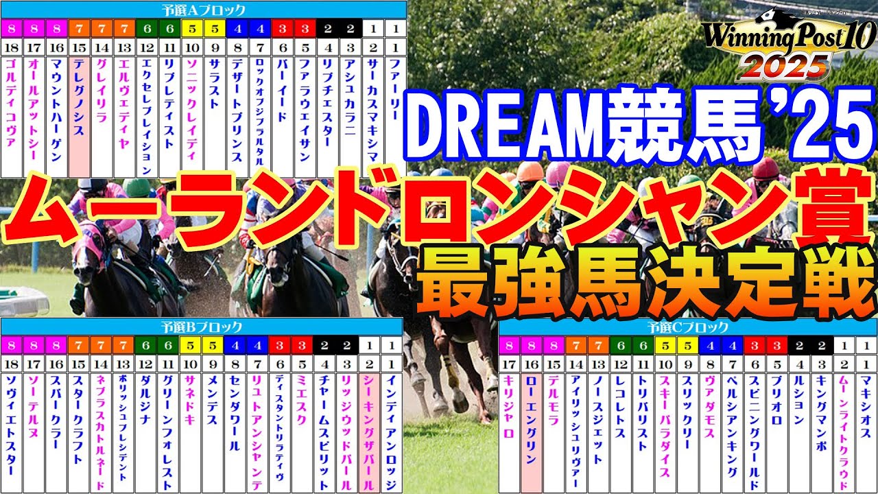 史上最強のムーランドロンシャン賞王者はこの馬だ！歴代覇者が激突する夢の一戦！【ウイポ10 2025】