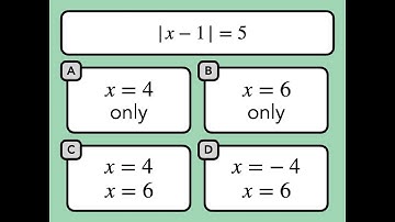 Absolute Value — SAT Math Facts & Formulas Quiz (36)