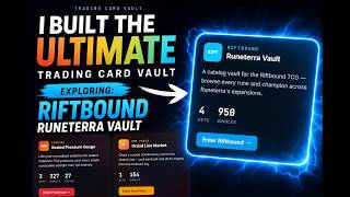 I Built the Ultimate Riftbound Card Vault (work in progress)
