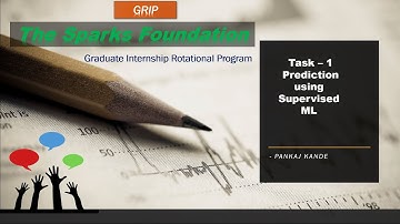 Data Science and Business Analytics Internship  Task 1| The Sparks Foundation Internship | GRIP