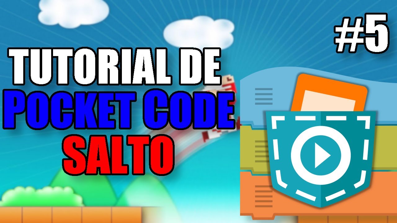 COMO HACER UN BOTON DE SALTO EN POCKET CODE YouTube