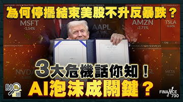 美股3大危機致暴跌 AI泡沫成關鍵？OpenAI奧特曼暗示要政府包底 Nvidia親生仔被點名AI泡沫核心？｜財經recap
