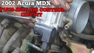Acurahonda P1519  Idle Air Control Valve Circuit  High Idle Hunting Idle