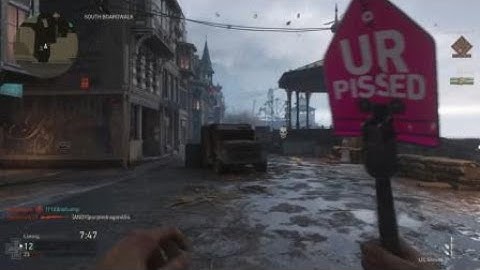 Cross map throwing knife