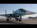 Экипажи Су-34 выполнили «петлю Нестерова» и «горизонтальную бочку» над Южным Уралом