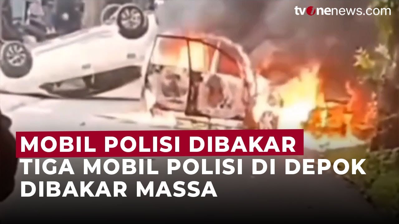 Tiga Mobil Polisi di Depok Dibakar saat Penangkapan | OneNews Update