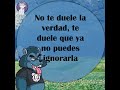 No te duele la verdad, te duele que ya no puedes ignorarla