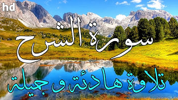 سورة الشرح🎧💙 تلاوة خاشعة 💙وجميلة صوت جميل💙