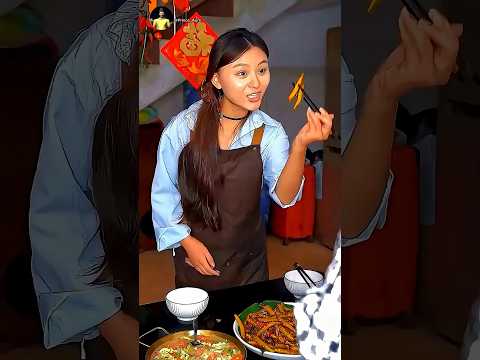 ये लड़की कीड़ा का सब्जी बना डाली 🤮👺 #shorts #ytshorts #aivideo #trending