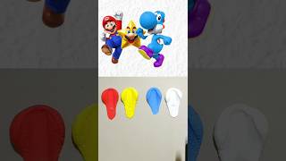 mixing clay 4#diy #supermariobros #clay