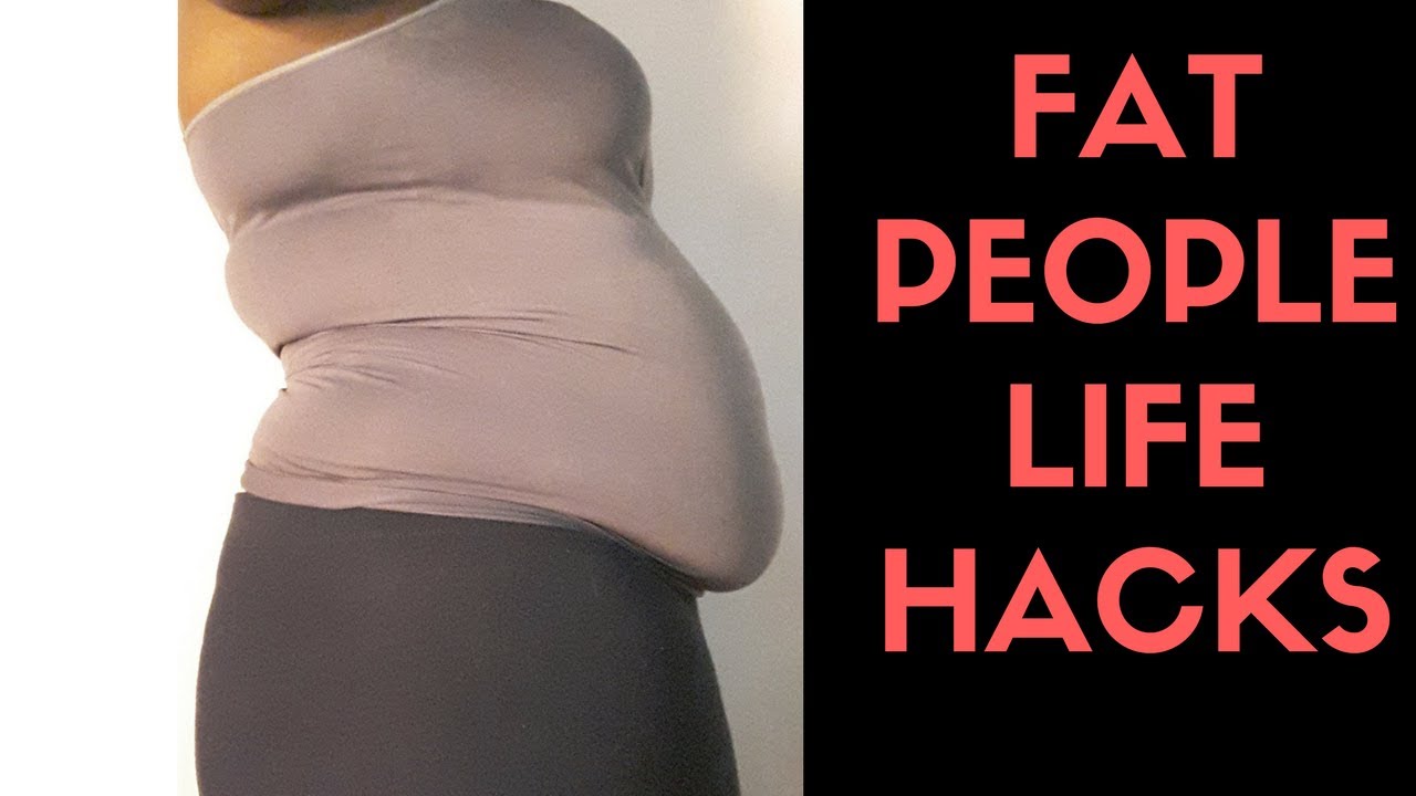 Fat Ladies life hacks How to hide the big belly and more